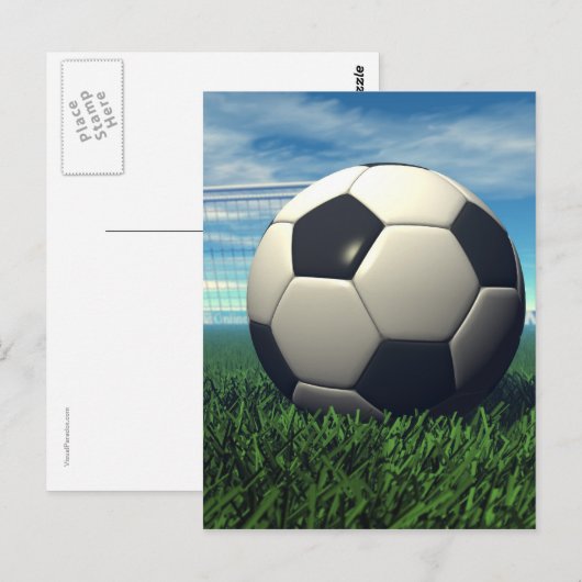 Voetbal (Football) Briefkaart (Voorkant / Achterkant)