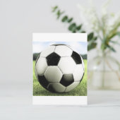Voetbal - Football Briefkaart (Staand voorkant)