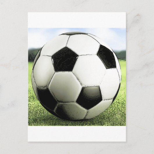 Voetbal - Football Briefkaart (Voorkant)