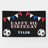 Voetbal Football Bunting Flags Kids Verjaardagsfee Spandoek (Horizontaal)