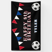 Voetbal Football Bunting Flags Kids Verjaardagsfee Spandoek (Verticaal)