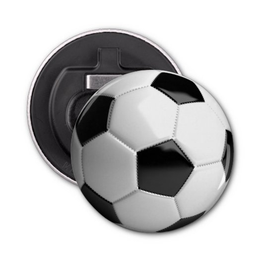 voetbal Football Button Flesopener (Voorkant)