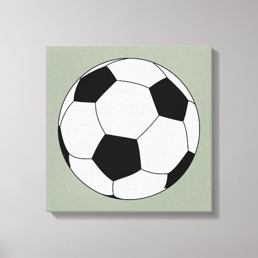 Voetbal (Football) Canvas Afdruk (Voorkant)