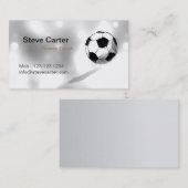 Voetbal, Football coach of afspeelkaart Visitekaartje (Voorkant / Achterkant)