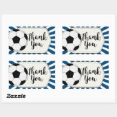 Voetbal, football Dank je wel Sticker (Vel)