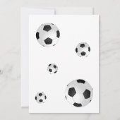 Voetbal/Football Dank u Coach-Kaart Bedankkaart (Achterkant)