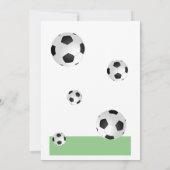 Voetbal/Football Dank u Coach-Kaart Bedankkaart (Achterkant)