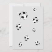 Voetbal Football Dank u Verjaardag Fotokaart Bedankkaart (Achterkant)