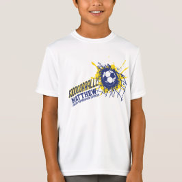 Voetbal / football Doel aangepaste kinder sport t- T-shirt