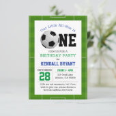 Voetbal Football Eerste Verjaardag Kaart (Staand voorkant)