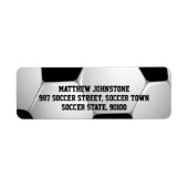 Voetbal  Football Etiket (Voorkant)