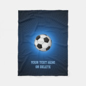  Voetbal | Football Fleece Deken (Voorkant)