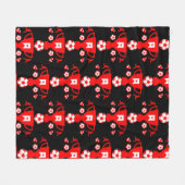 Voetbal Football Fleece Deken (Voorkant (Horizontaal))