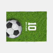 Voetbal | Football Fleece Deken (Voorkant (Horizontaal))
