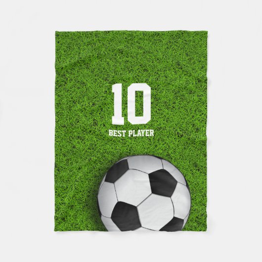 Voetbal | Football Fleece Deken (Voorkant)