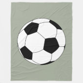Voetbal (Football) Fleece Deken (Voorkant)