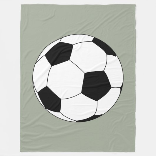 Voetbal (Football) Fleece Deken (Voorkant)