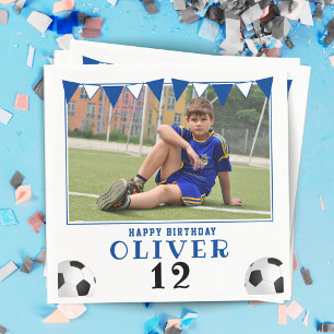 Voetbal Football Fotosport Birthday Servet