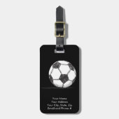 Voetbal, Football, Fussball, Team Sport Bagagelabel (Voorkant verticaal)