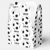 Voetbal Football Gepersonaliseerde naam Birthday Bedankdoosjes (Geopend)