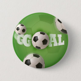 Voetbal Football Goal - Button