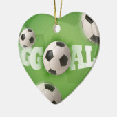 Voetbal Football Goal Keramisch Ornament (Links)