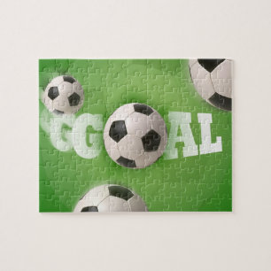 voetbal Football Goal - Puzzle Legpuzzel