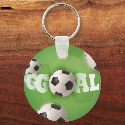 Voetbal Football Goal - Sleutelhanger (Voorkant)