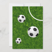 Voetbal Football Grass Sport Kids Verjaardag Kaart (Achterkant)