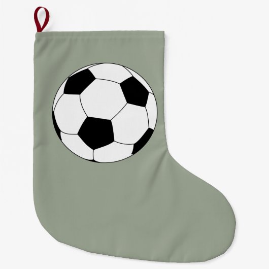 Voetbal (Football) Grote Kerstsok (Voorkant)