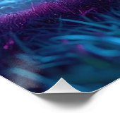 Voetbal Football in stadionarena extreem weer Perfect Poster (Hoek)