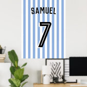 Voetbal Football Jongen kamer Decor Poster (Thuiskantoor)