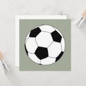 Voetbal (Football) Kaart (Voorkant / Achterkant in situ)