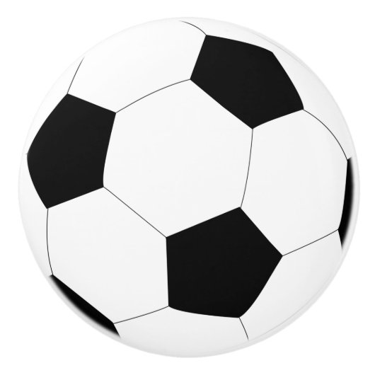 Voetbal Football Keramische Knop (Voorkant)