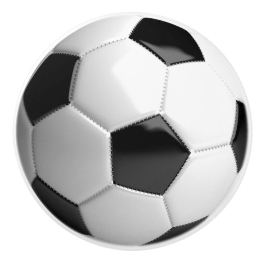 voetbal Football Keramische Knop (Voorkant)