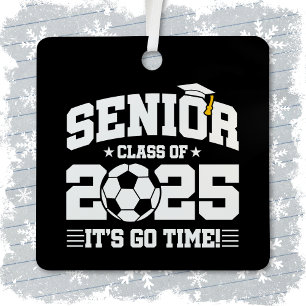 Voetbal Football Klasse 2025 Afstuderen Senior 202 Metalen Ornament