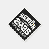 Voetbal Football Klasse 2025 Afstuderen Senior 202 Servet (Hoek)