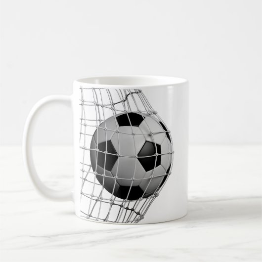 Voetbal football koffiemok (Links)