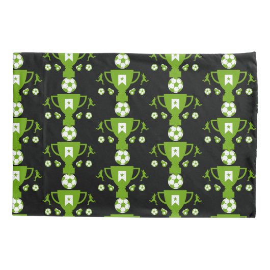 Voetbal Football Kussensloop (Achterkant-Links)