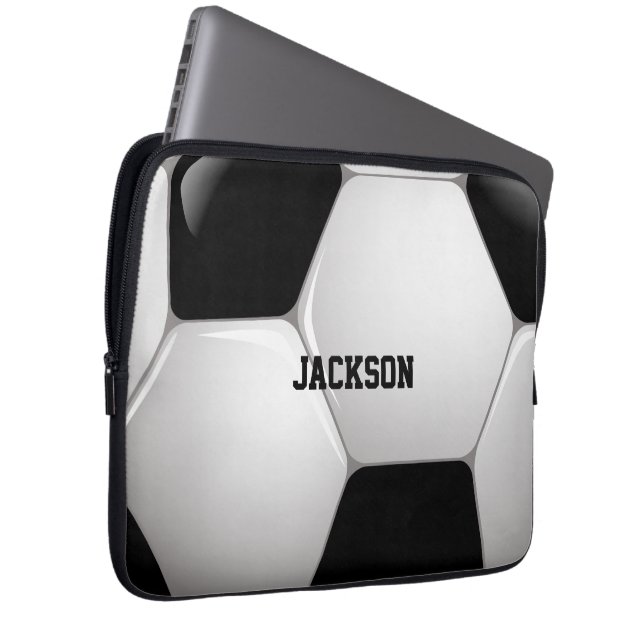 Voetbal  Football Laptop Sleeve (Voorkant Rechts)