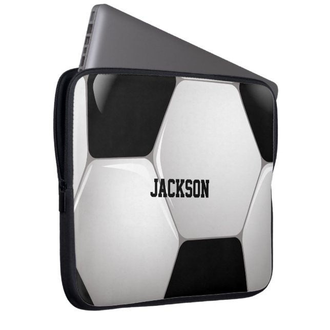 Voetbal  Football Laptop Sleeve (Voorkant Rechts)