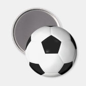 VOETBAL ( FOOTBALL ) MAGNEET (Voorkant / Achterkant)