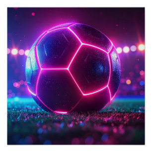 Voetbal Football Megastadion Perfect Poster