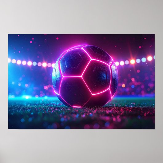 Voetbal Football Megastadion Poster (Voorkant)