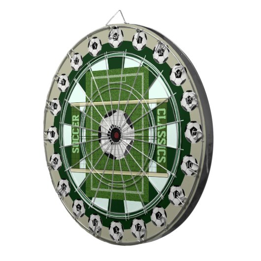 Voetbal (Football) Multi-Target 20 Count Dartboard Dartbord (Voorkant Rechts)