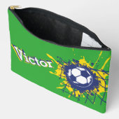 Voetbal football net splat boys naam potlood hoesj etui (Open)