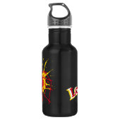 Voetbal football netjes naam rode drinken flesje waterfles  (Achterkant)