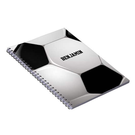 Voetbal  Football Notitieboek (Rechterzijde)