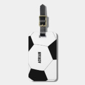 Voetbal Football op maat Bagagelabel (Voorkant verticaal)