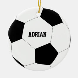 Voetbal Football op maat Keramisch Ornament